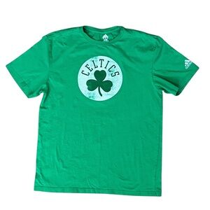 Boston Celtics Green Men’s Large T-shirt Adidas 100% cotton